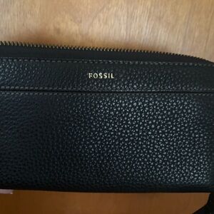 Fossil Black Leather Wallet